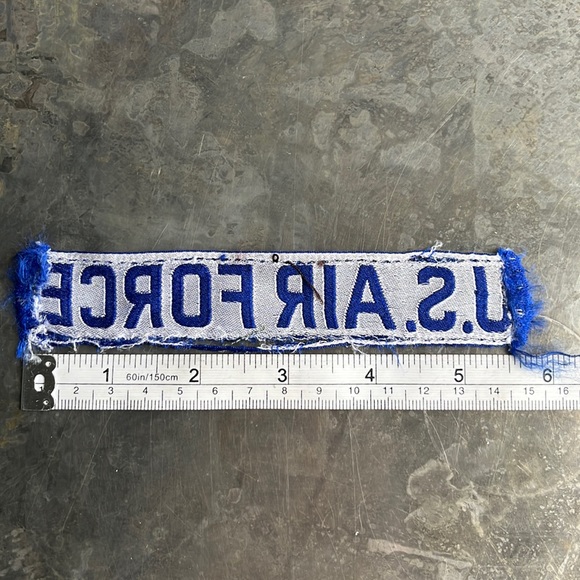 U.S. AIR FORCE blue tape patch - Picture 3 of 11